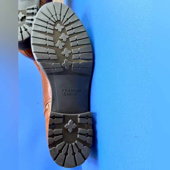 Franco Sarto Pluto Brown Leather Knee-High Boots - Picture 5 of 6